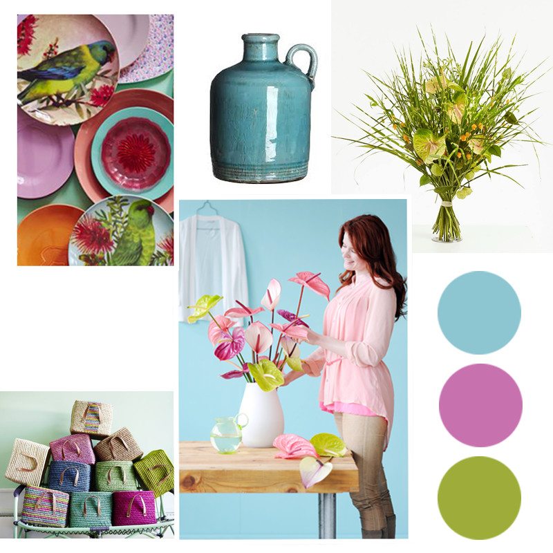 Moodboard veldboeket 